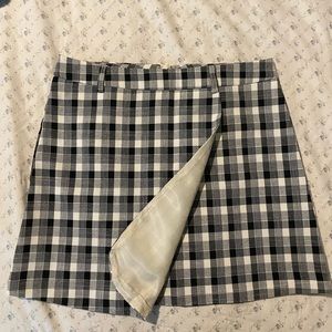 Plaid skirt